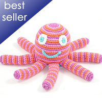 pink octopus rattle tttt